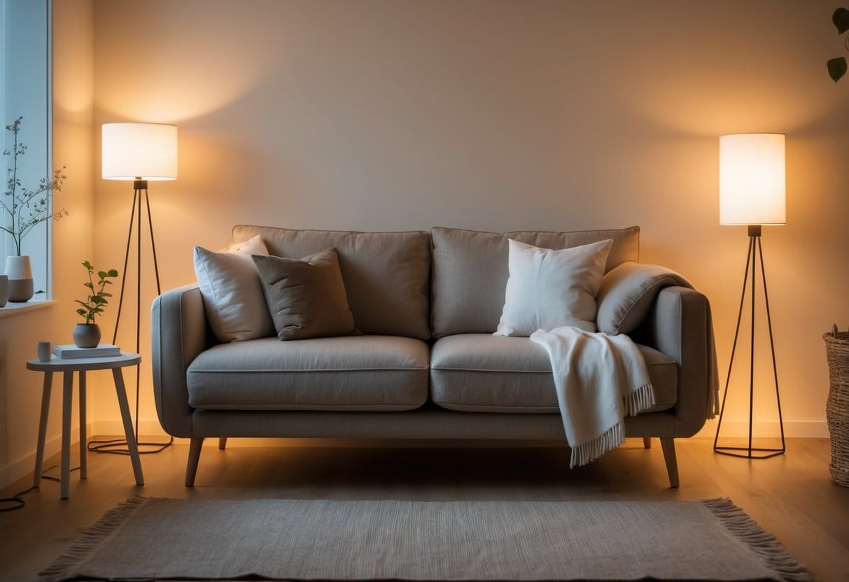 You are currently viewing Sådan skaber du den perfekte hyggekrog med en 2-personers sofa og standerlamper