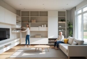 Read more about the article Sådan skaber du mere plads i stuen med en smart opbevaringsløsning