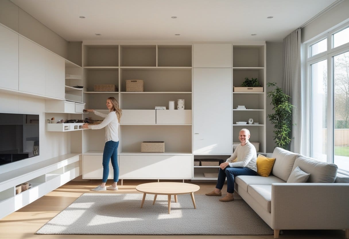 You are currently viewing Sådan skaber du mere plads i stuen med en smart opbevaringsløsning